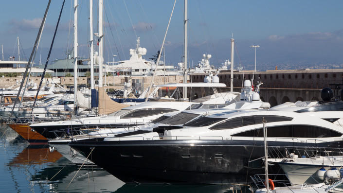 Yachthafen in Antibes