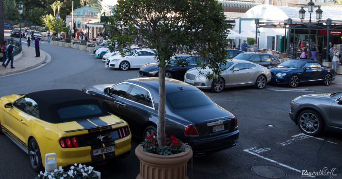 Parkplatz vor dem Casino Monte Carlo