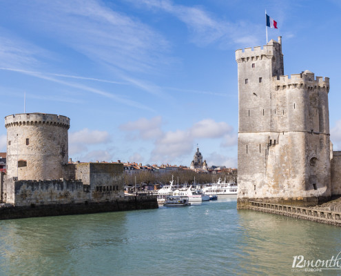 Tour de la Chaine und Tour Saint Nicolas, La Rochelle, Frankreich
