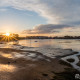 Sonnenuntergang, Trégastel, Frankreich
