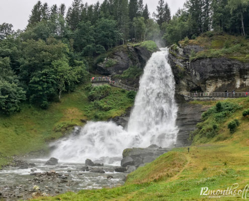 Steinsdalsfossen, Norheimsund, Norwegen